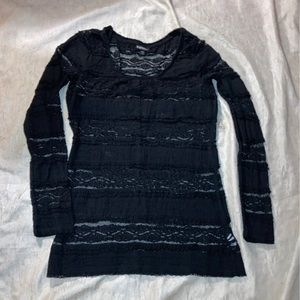 EXPRESS BLACK LACE TOP